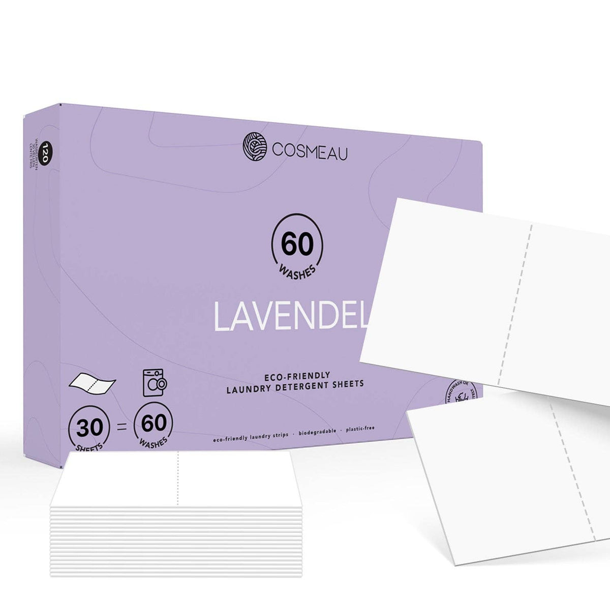 Bamboozy x Cosmeau Cosmeau Laundry Sheets Lavender – 60 pesua.