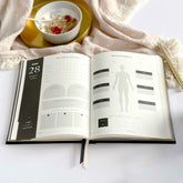 Blush And Gold My Daily Fitness planner - Workout and Meal Planner (Noir).