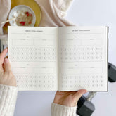 Blush And Gold My Daily Fitness planner - Workout and Meal Planner (Noir).