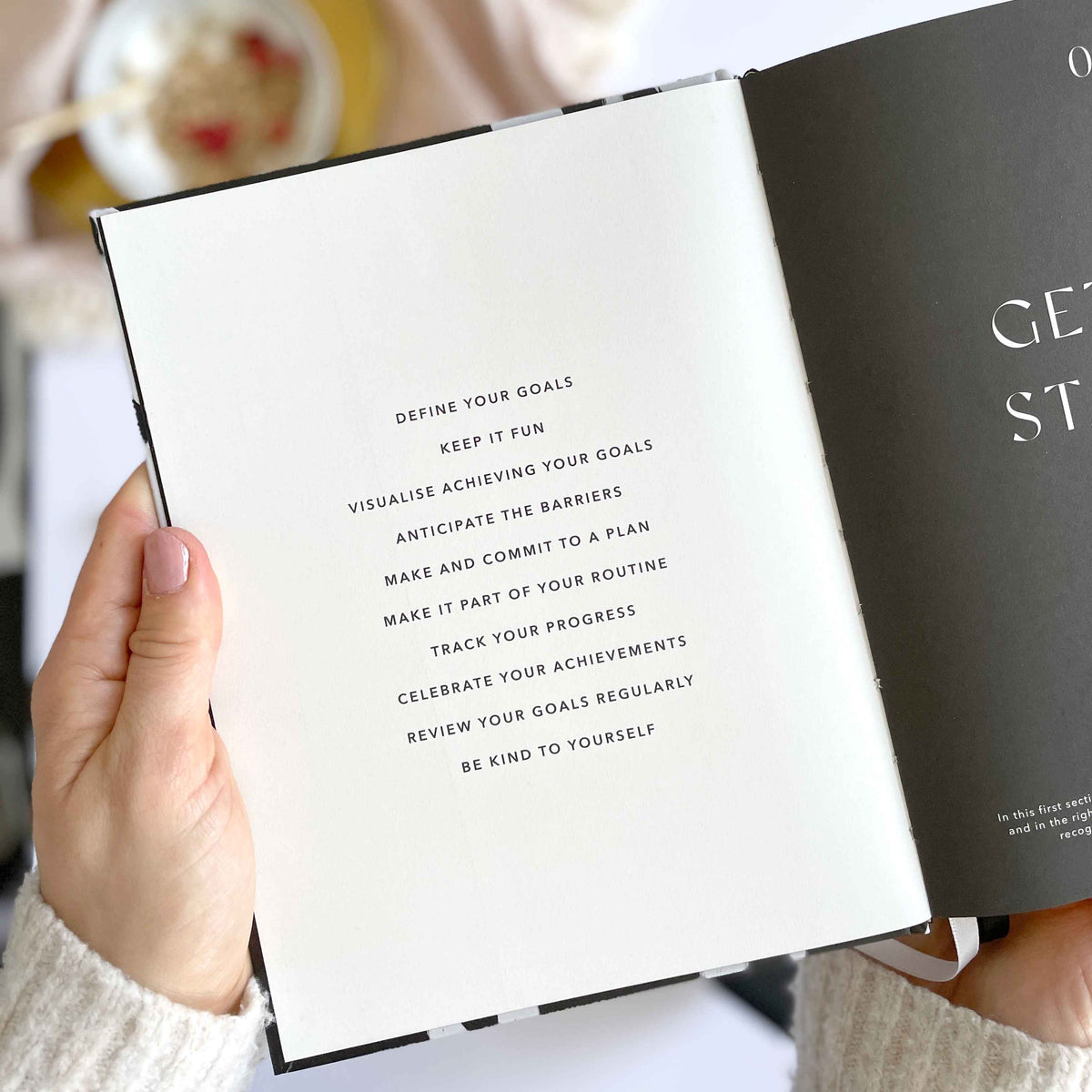 Blush And Gold My Daily Fitness planner - Workout and Meal Planner (Violet).