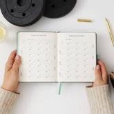 Blush And Gold My Daily Gym Planner - 150 Workouts (Green).