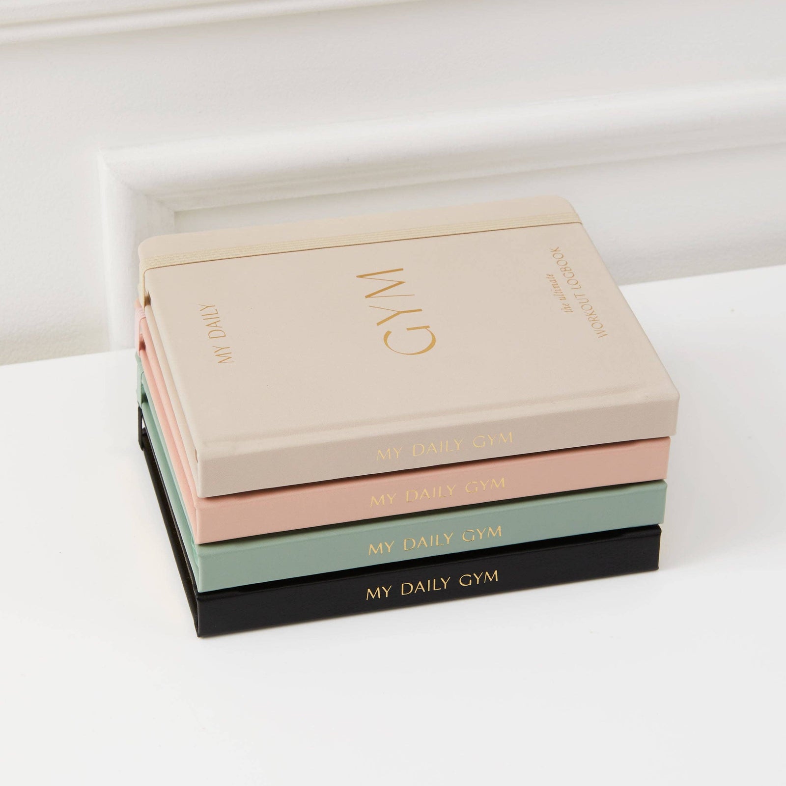 Blush And Gold My Daily Gym Planner - 150 Workouts (Sand).