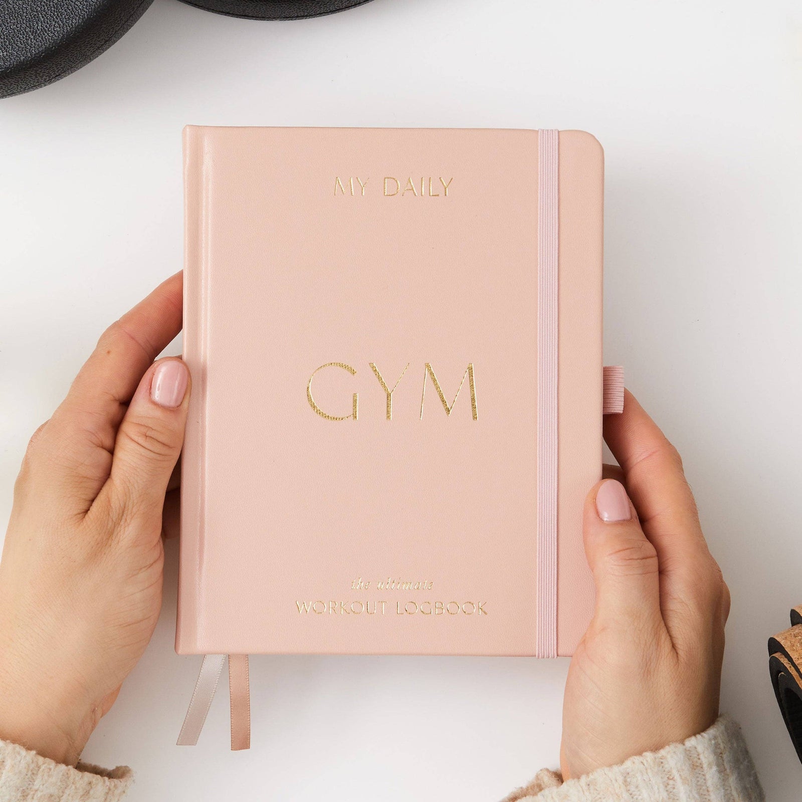 Blush And Gold My Daily Gym Planner - 150 Workouts (Sunset).