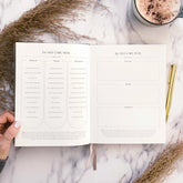 Blush And Gold My Daily Self - Care Gratitude and Reflection Journal (Black).