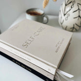 Blush And Gold My Daily Self - Care Reflection and Gratitude Journal (Almond).