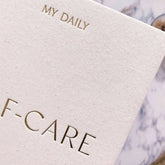 Blush And Gold My Daily Self - Care Reflection and Gratitude Journal (Almond).