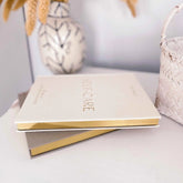 Blush And Gold My Daily Self - Care Reflection and Gratitude Journal (Almond).