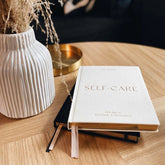 Blush And Gold My Daily Self - Care Reflection and Gratitude Journal (Almond).
