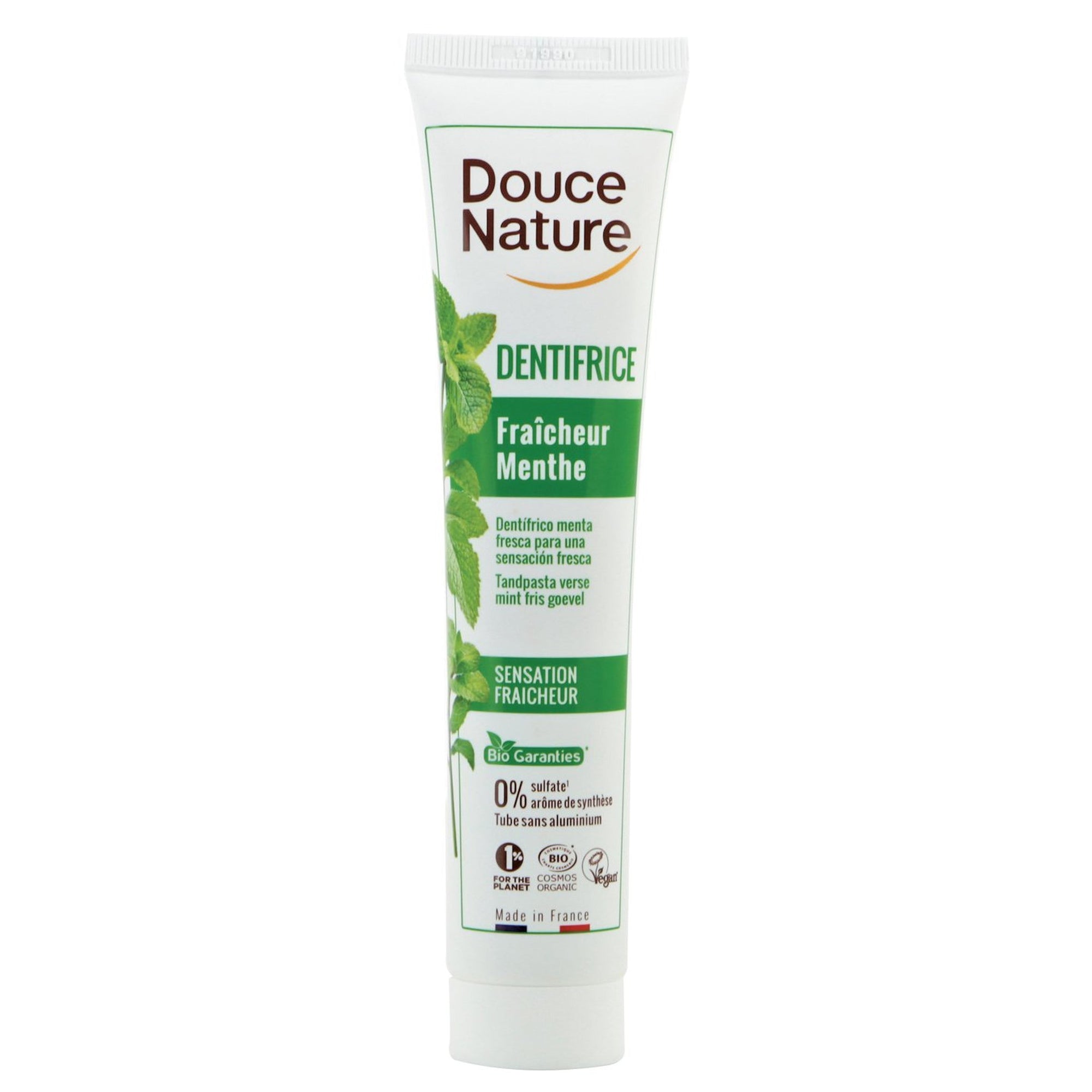 Douce Nature Douce Nature fluoriton hammastahna, minttu, 75ml.