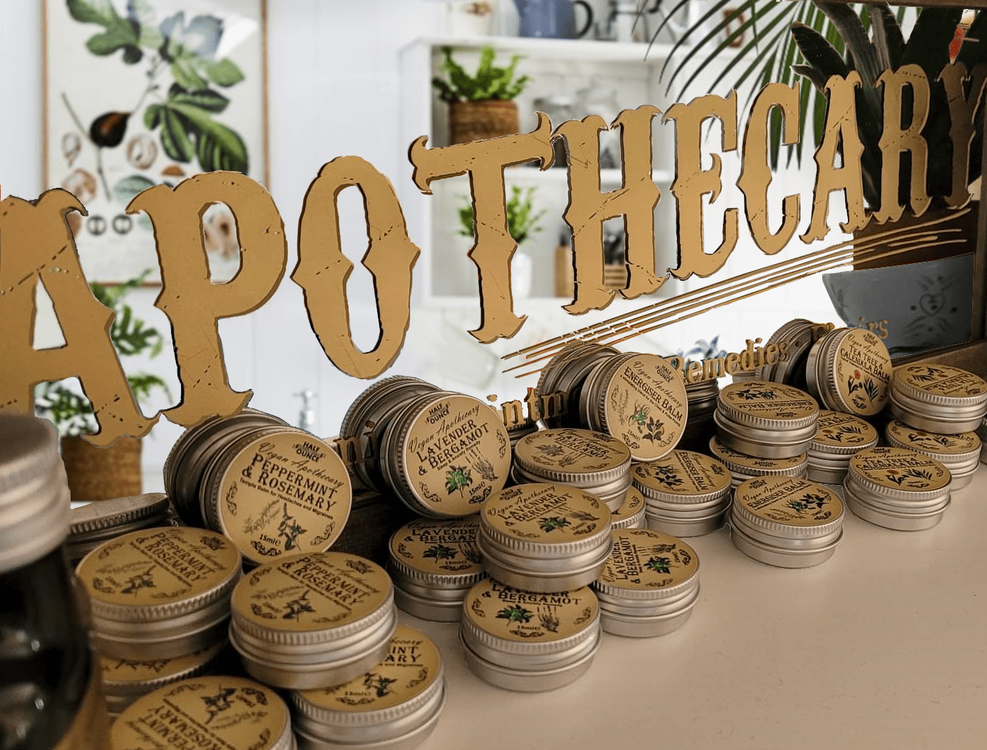 Half Ounce Cosmetics Energiser Balm – raikas ja aktivoiva yrttivoide, 15 ml.