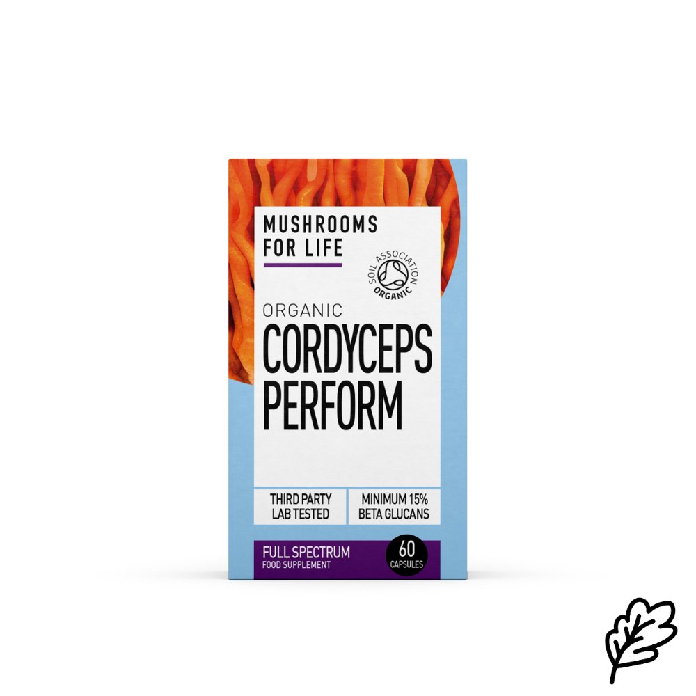 Mushrooms For Life Mushrooms For Life Cordyceps Perform, 60 kaps.