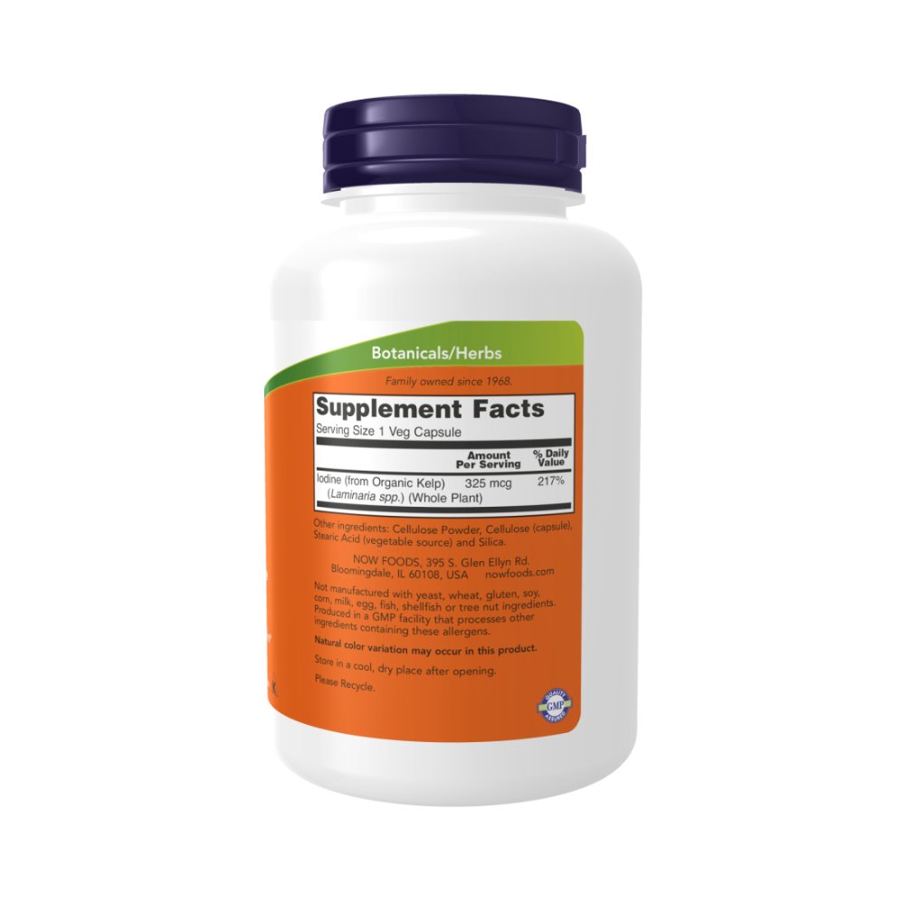 Now Foods NOW Foods Kelp - luontainen jodi, 325 mcg, 250 kaps.