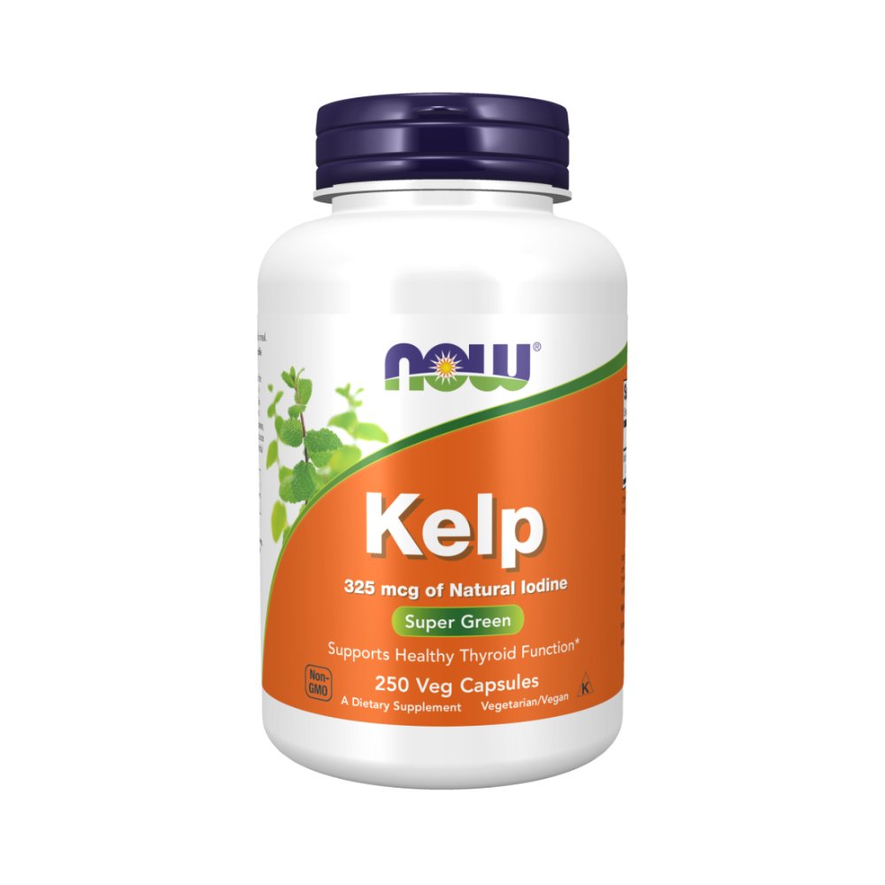 Now Foods NOW Foods Kelp - luontainen jodi, 325 mcg, 250 kaps.