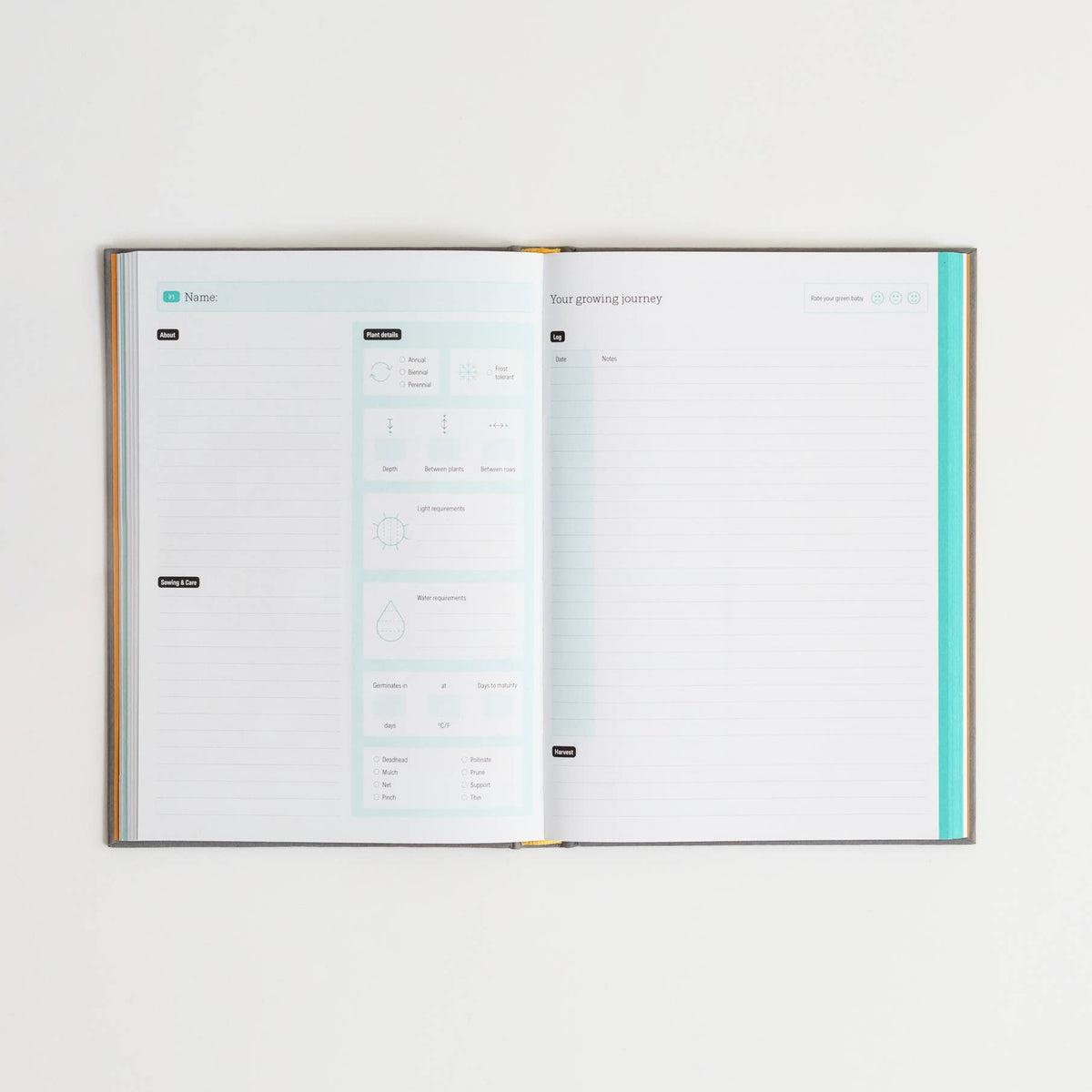 The Green Conspiracy Garden Journal - Garden Planner - A5 - 100% kompostoitava!.