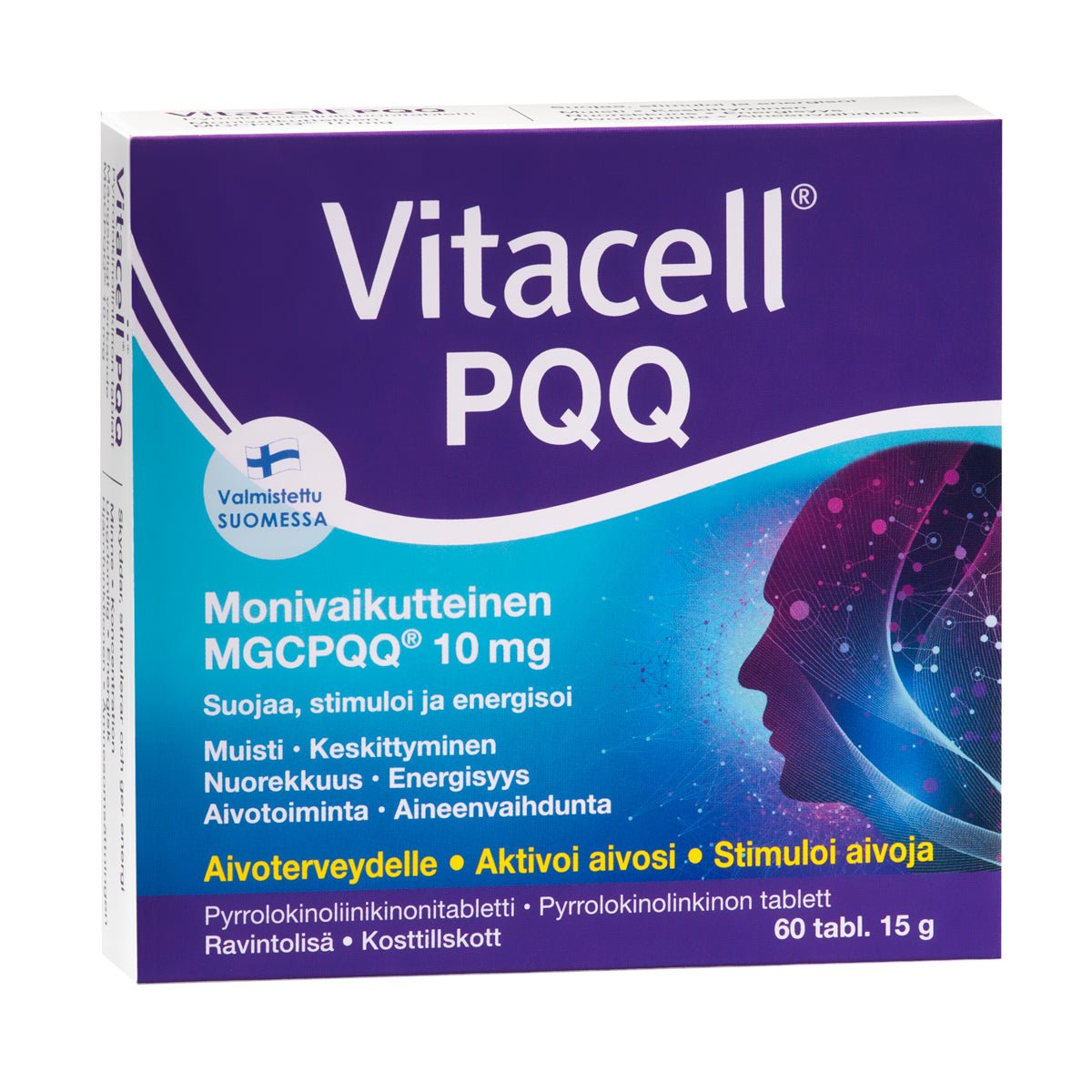 Hankintatukku Vitacell PQQ 10 mg, 60 tabl.