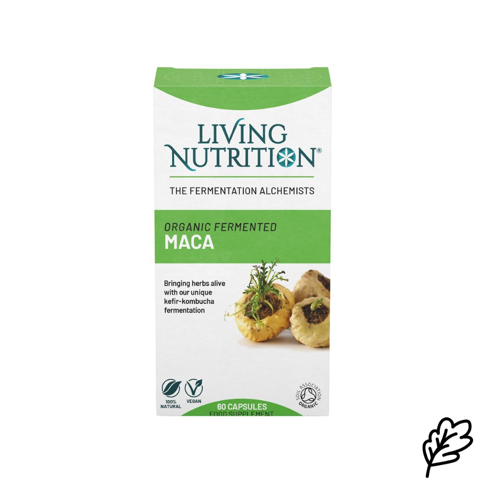 Living Nutrition Living Nutrition Fermentoitu Maca, 60 kaps.