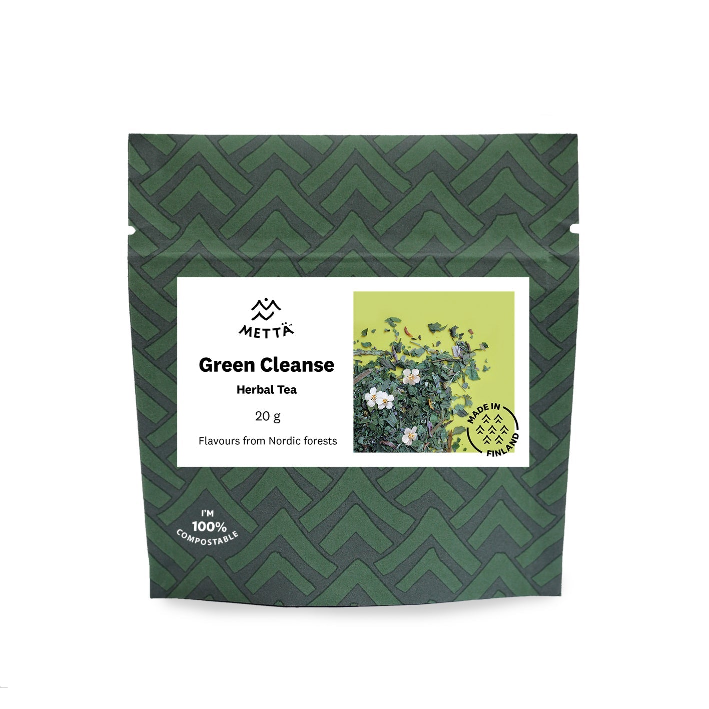 METTÄ Nordic METTÄ Green Cleanse Herbal Tea (yrttitee), 20g.