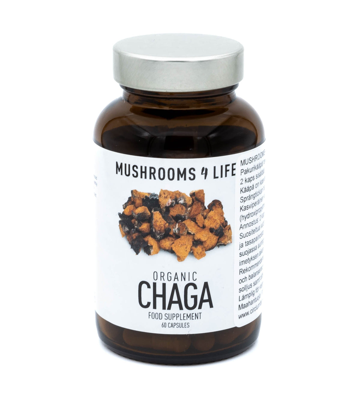 Mushrooms 4 Life Mushrooms 4 Life Chaga Organic, 60 kaps.