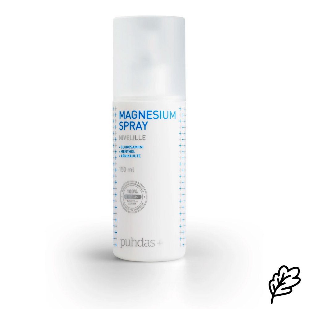 Puhdas+ Puhdas+ Magnesium Spray Nivelille, 150 ml.