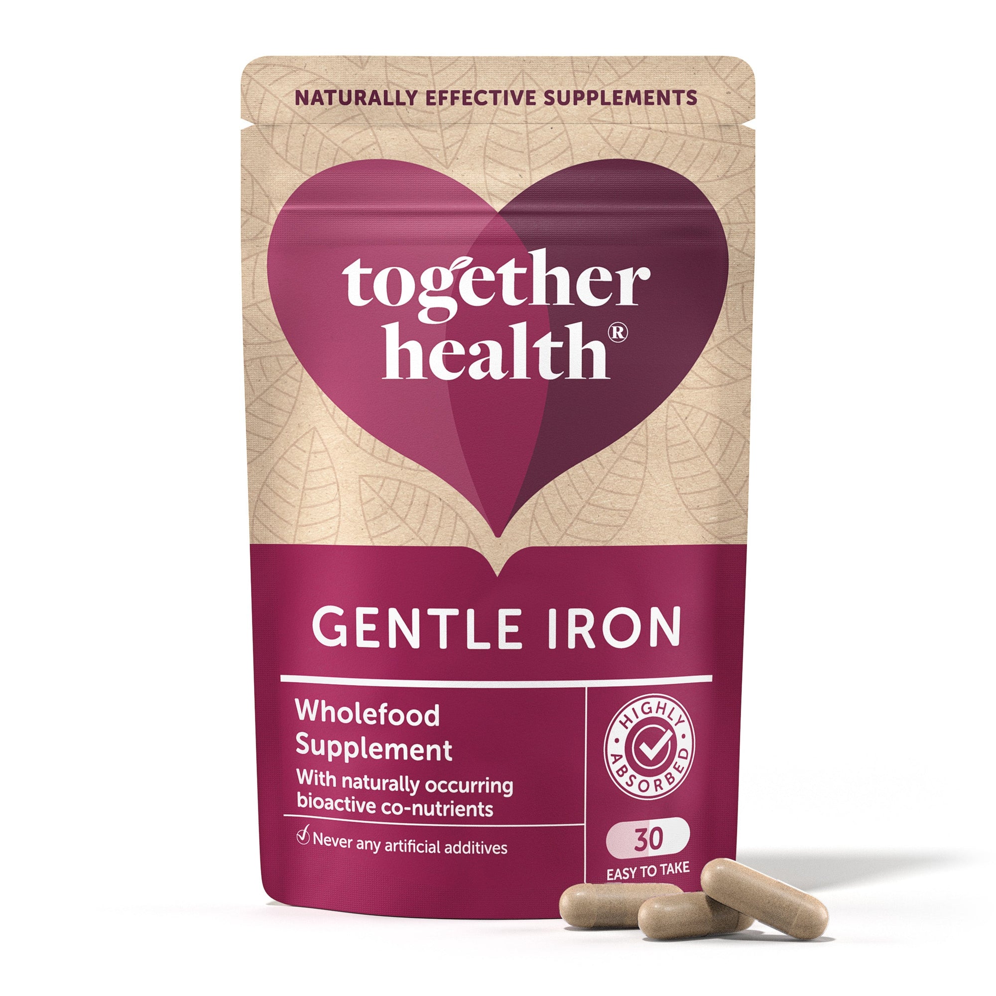 Together Together Gentle Iron Complex, 30 kaps.